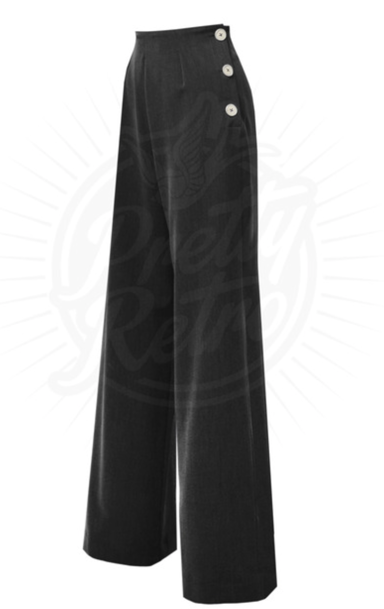 Swinghose  Pretty 40's  Classic, Schwarz