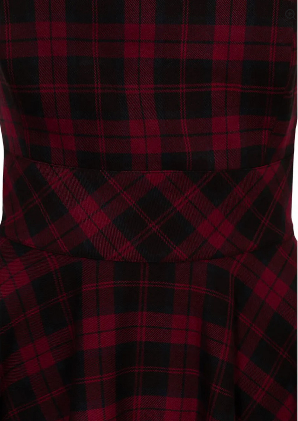 Latzkleid Carmina 50's Pinafore, Burgundy