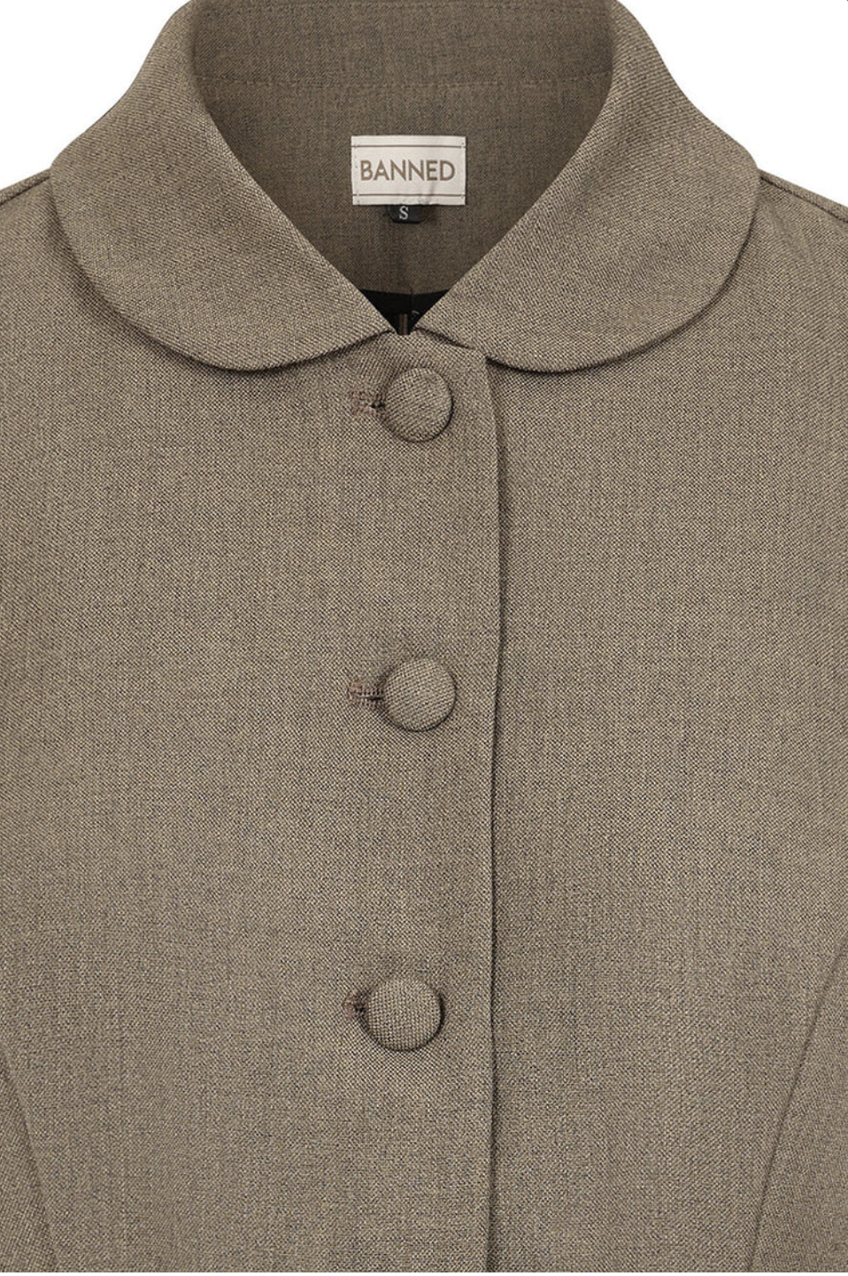 Jacket Lady Danbury, Braun