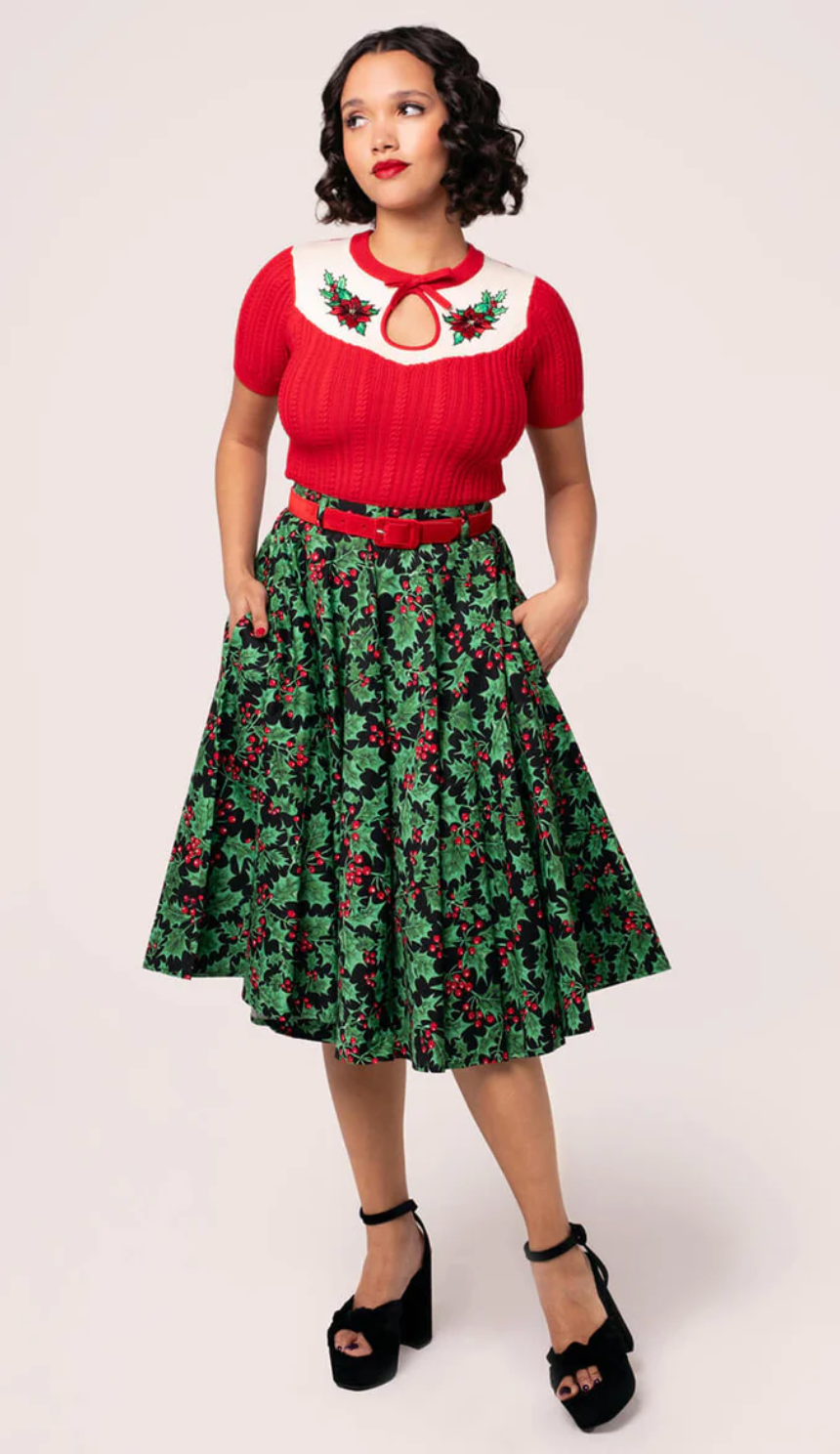 Swingrock Nicole Holly Leaf 50's, Grün